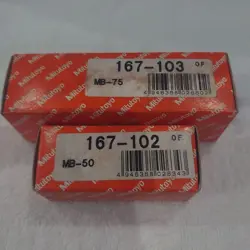 MITUTOYO MICROMETER REFERENCE ROD SET OF 2 FROM JAPAN SHIP