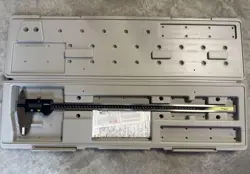 MITUTOYO CD-60C DIGITAL CALIPER, 0-600MM WITH CASE EX COND LIMITED FROM JAPAN