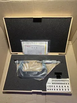MITUTOYO BALL GEAR MICROMETER 25-50MM 124-174 GMB-50 WITH BOX LIMITED FROM JAPAN