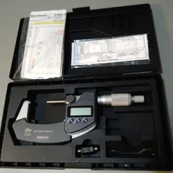MITUTOYO DIGIMATIC MICROMETER MDC-50PJ 25-50MM WITH CASE [VG] LIMITED FROM JAPAN
