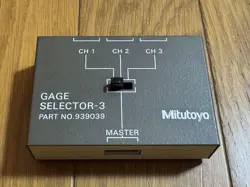 MITUTOYO 3CH GAUGE SELECTOR SWITCH FOR MEASURING INSTRUMENTS EXCELLENT CONDITION