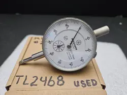MITUTOYO #2046-08 DIAL TEST INDICATOR 0.01-10MMM 0-1000 JAPAN (TL2468)