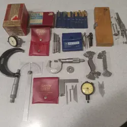 STARRETT INDICATOR MITUTOYO MICROMETER LUFKIN BROWN SHARPE MACHINIST TOOL LOT