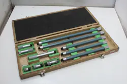 MITUTOYO 137-210 TUBULAR VERNIER INSIDE MICROMETER EXTENSION ROD TYPE CARBIDE