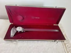 MITUTOYO 505-627 DIAL CALIPER 8 INCH JAPAN