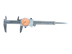 MITUTOYO 505-675-54 0-6 DIAL CALIPER RED FACE .001 GRADUATION 11914319