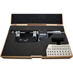 MITUTOYO 324-351-10 DIGITAL GEAR TOOTH MICROMETER 0-1''/25MM IP65 W/ ENGRAVINGS