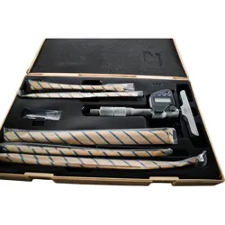 MITUTOYO 329-350-10 DIGIMATIC DEPTH MICROMETER 0-6''/150MM W/ ACCESSORIES