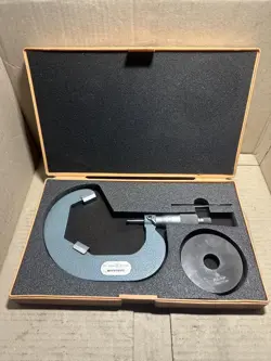 MITUTOYO VM3-85 V-GROOVE MICROMETER WITH SET RING, 70-85MM VG LIMITED FROM JAPAN