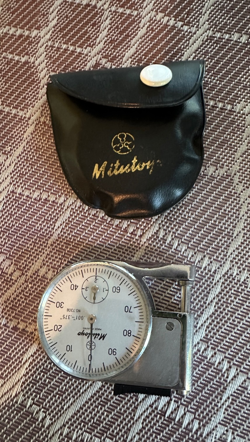 MITUTOYO POCKET THICKNESS GAGE GAUGE .001