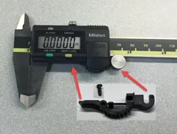 #9 KIT MITUTOYO CALIPER REPLACEMENT PART:  ROLLER HOOK 06AEG439