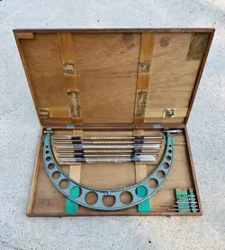 MITUTOYO 24 - 30” OUTSIDE MICROMETER MIC SET - 104-203 ~ MADE IN JAPAN