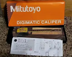 MITUTOYO 500-196-30 DIGITAL CALIPER 6