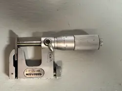 MITUTOYO 117-107 INTERCHANGEABLE ANVIL MICROMETER, 0-1