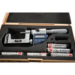 MITUTOYO 317-712-30 DIGITAL UNI-MIKE MICROMETER 1-2''/25-50MM IP65 W/ ENGRAVINGS