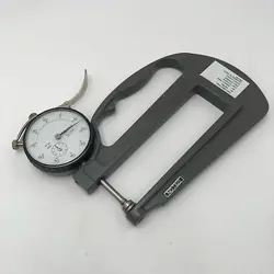 MITUTOYO 7322 DIAL THICKNESS GAUGE FLAT ANVIL INCH 120MM THROAT