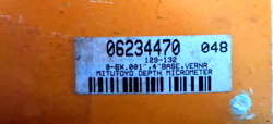 MITUTOYO DEPTH MICROMETER NO. 129-132 DMC 4-6