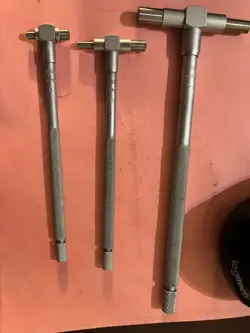 VINTAGE MITUTOYO HOLE GAUGE SET OF 3