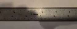 MITUTOYO 182-122 12”STAINLESS STEEL RULER 16R