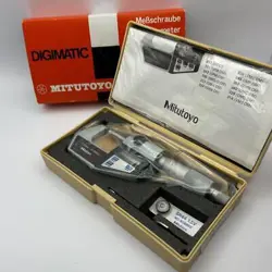 MITUTOYO DIGIMATIC MICROMETER 395-541 BMD-25DM UNUSED ITEM IN STORAGE FROM JPN