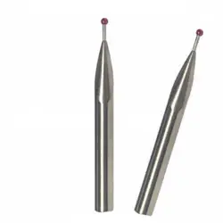 2PCS-3MM DIAMETER RUBY BALL TIP PROBE FIT FOR MAHR FOWLER/TRIMOS MITUTOYO INSERT