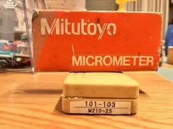 MITUTOYO MITUTOYO MICROMETER 0-25MM 0.01MM