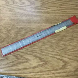 MITUTOYO 182-125 STEEL RULE 32/64/0.5/1MM SEE PICS