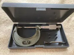 MITUTOYO 112-273 45° POINT MICROMETER, 0-1