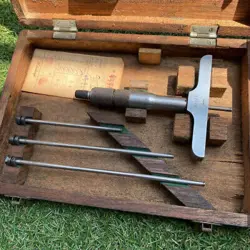 MITUTOYO DEPTH MICROMETER DMC100 [OPERATION CONFIRMED] VG LIMITED FROM JAPAN