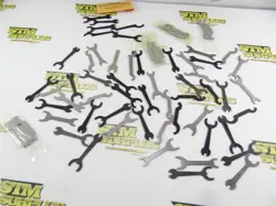 BIG LOT OF ASSORTED MICROMETER WRENCHES STARRETT MITUTOYO