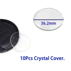 10PC/BAG MITUTOYO DIAL CALIPER REPLACEMENT PART CRYSTAL COVER LID36.2MM DIAMETER