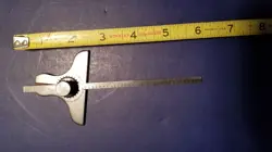 MITUTOYO   DEPTH  GAGE  &  ANGLE  FINDER  6