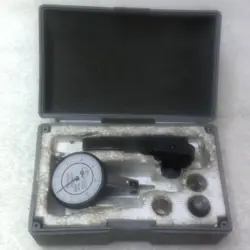 MITUTOYO TEST INDICATOR .0001 MACHINISTS TOOL 513-443 JEWELED MADE IN JAPAN CASE