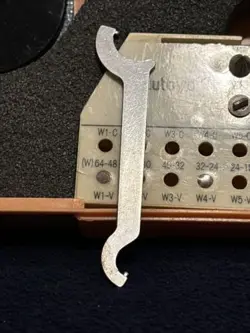 MITUTOYO 126-138.  THREAD MICROMETER 1-2