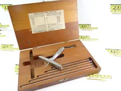 COMPLETE LUFKIN RULE DEPTH GAGE MICROMETER #514 0-6