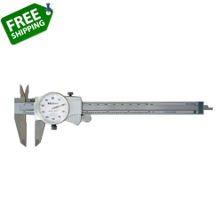 MITUTOYO 505-742J DIAL CALIPER, 0.1