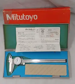 MITUTOYO DIAL CALIPER MODEL NUMBER  N10 D20 MITSUTOYO