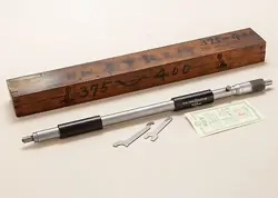 MITUTOYO ROD-SHAPED INSIDE MICROMETER PRECISION RULER 375-400MM IM-400W