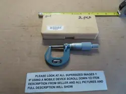 MITUTOYO NO. 103-260 OUTSIDE MICROMETER CARBIDE FACES 0-1
