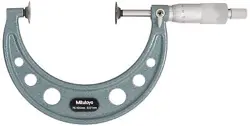 MITUTOYO 123-113 DISK MICROMETER  RATCHET STOP  0-25MM RANGE  0.01MM GRA