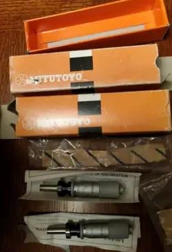 TWO  MITUTOYO 148-182  MHM2-.5