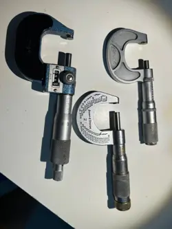 0-1” MITUTOYO COMBIMIKE MICROMETER AND 2 OTHERS