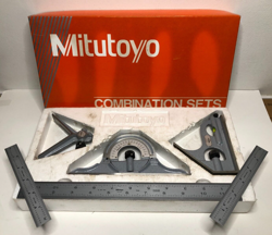 MITUTOYO 180-905 MACHINIST COMBINATION SQUARE SET 12