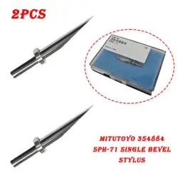 2 MITUTOYO 354884 CONE STYLUS OPTIONAL STYLI FOR CONTOUR MEASUREMENT CARBIDE TIP