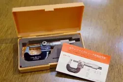 MITUTOYO MICROMETER NO.193-101 JAPAN