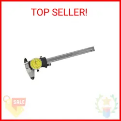 MITUTOYO 505-730 D15TX DIAL CALIPER, 2 MM/REV, 0 MM-150 MM, 0.02 MM