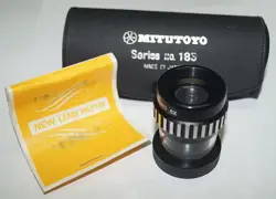 MITUTOYO 183-101 8X ZOOM LOUPE POCKET COMPARATOR WITH 106 NO. 5 RETICLE, CASE
