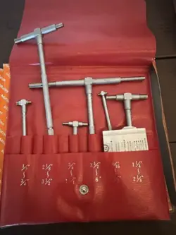 MITUTOYO 155-903 155 SERIES 6-PIECE SAE TELESCOPING GAUGE SET NEW