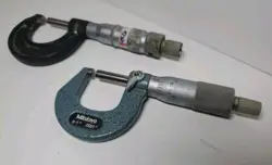 MITUTOYO OUTSIDE MICROMETER #103-260 JAPANESE MADE PLUS BONUS LOT OF 2