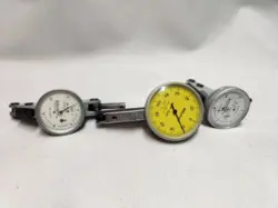 2 INTERAPID 1 MITUTOYO DIAL TEST INDICATORS LEVER TYPE ALL NEED REPAIR 4 PARTS